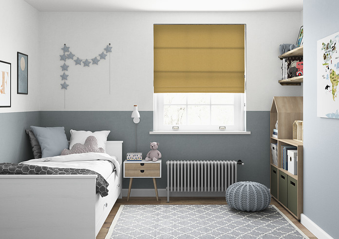 Sicily, Gold - Twist&Fit Roman Blind - Image 5